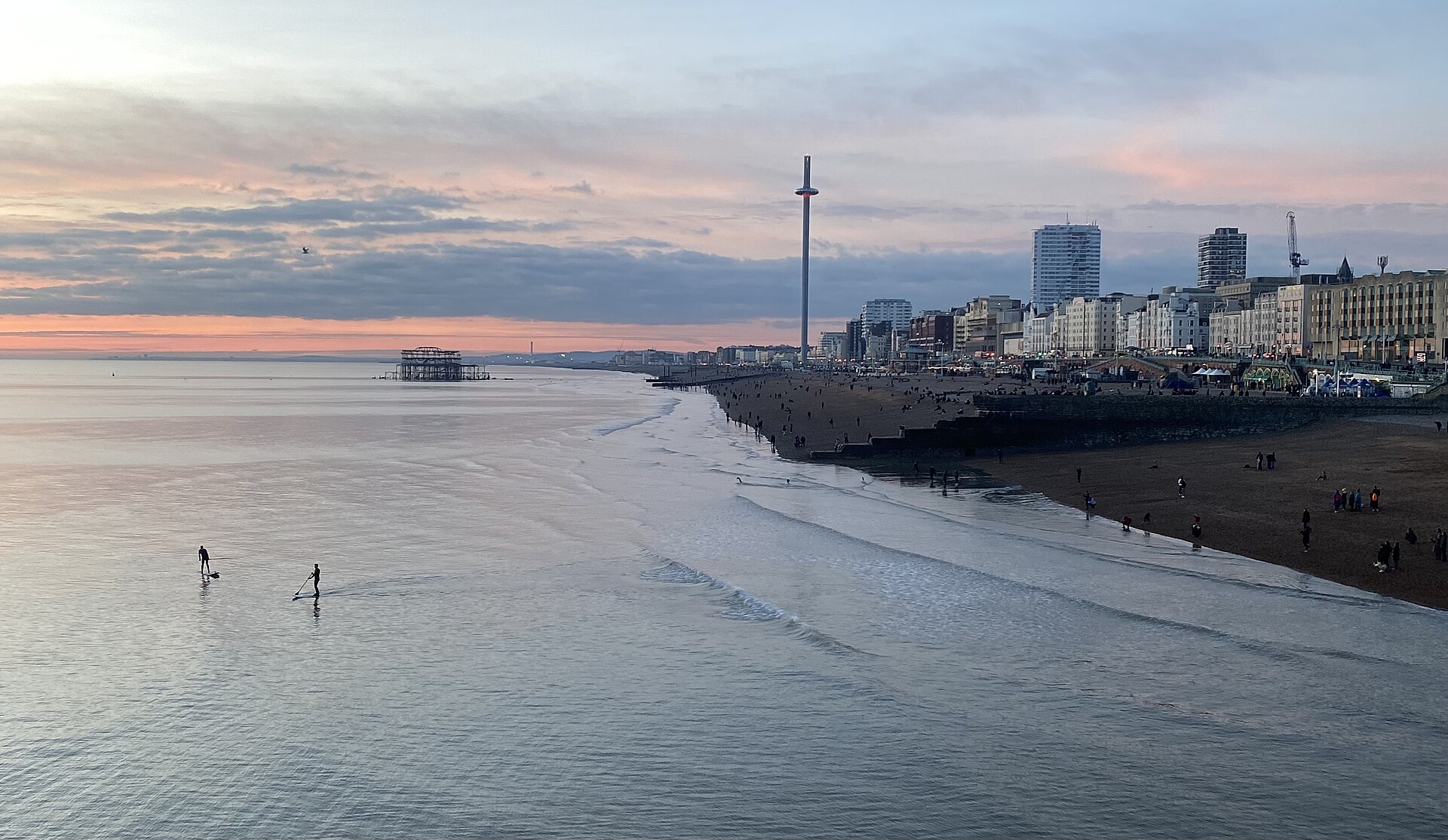 Brighton seafront pier