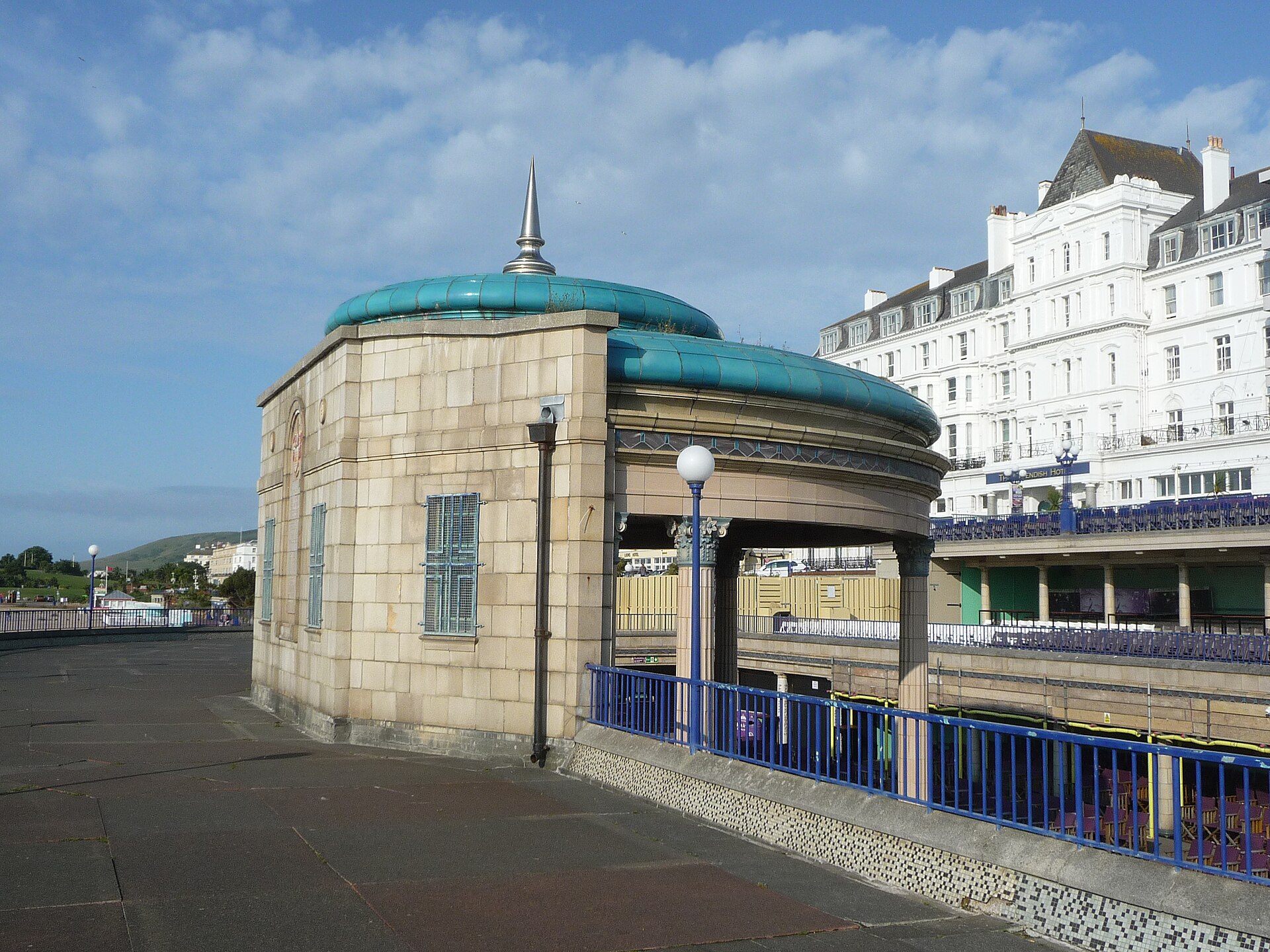 English coastal town seafront