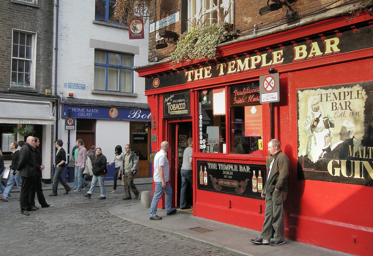 Dublin Temple Bar street